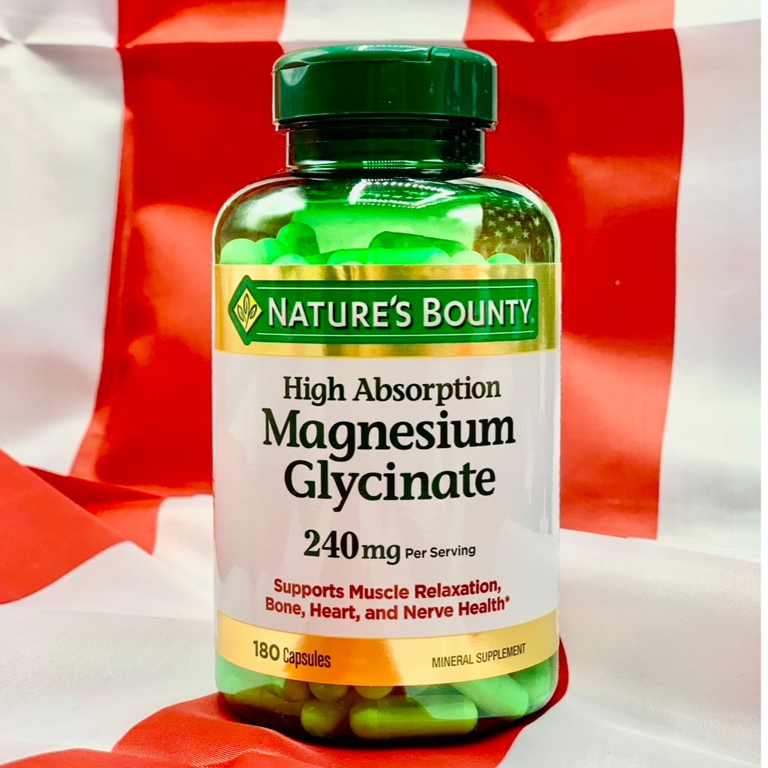 Exp.09/2028 Nature's Bounty Magnesium Glycinate 240 mg