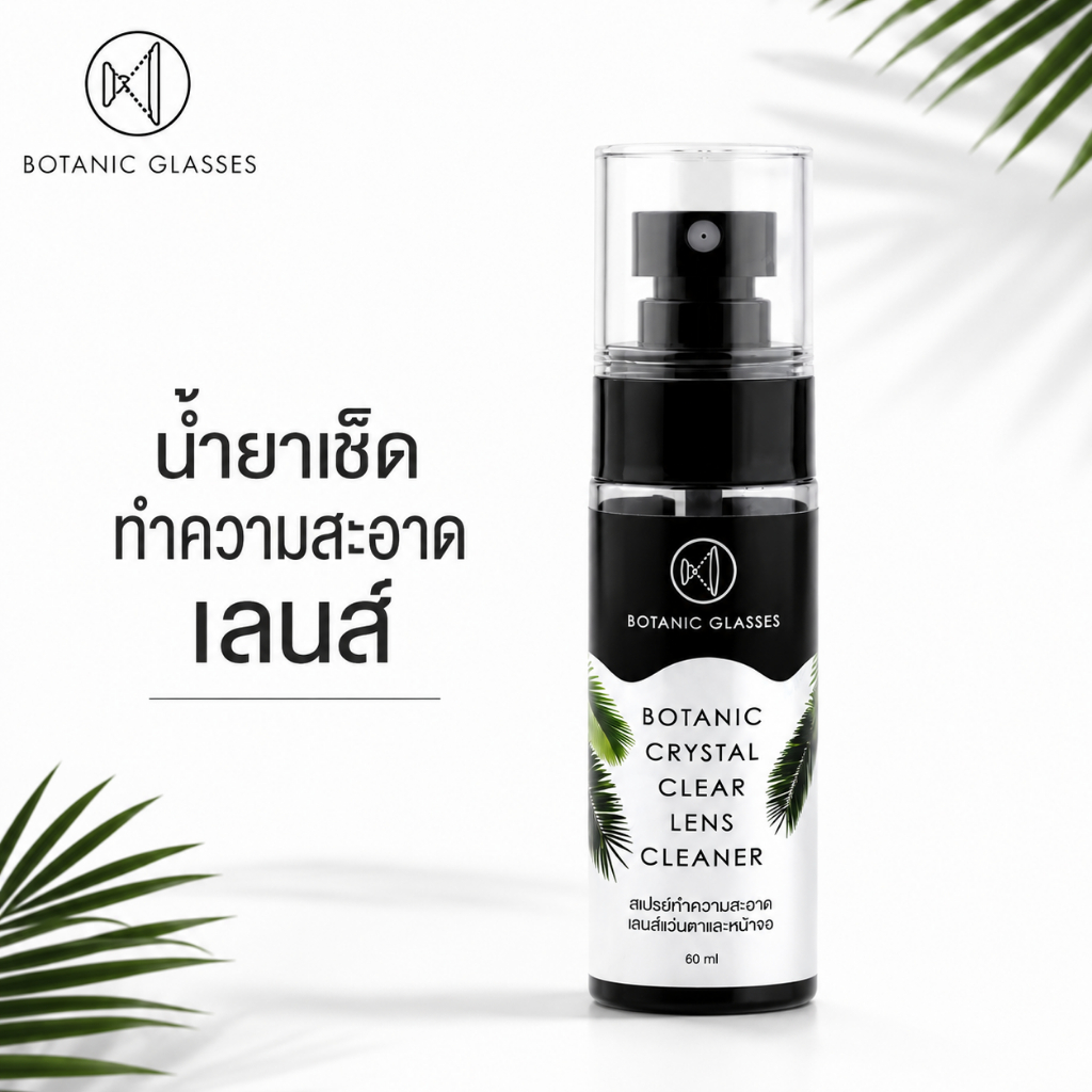 Botanic Crystal Clear Lens Cleaner สเปรย์ทำความสะอาดเลนส์แว่นตาและหน้าจอ