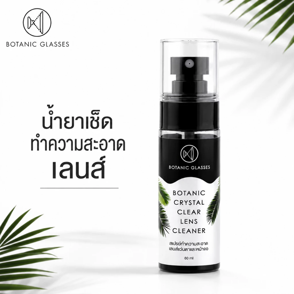 Botanic Crystal Clear Lens Cleaner สเปรย์ทำความสะอาดเลนส์แว่นตาและหน้าจอ