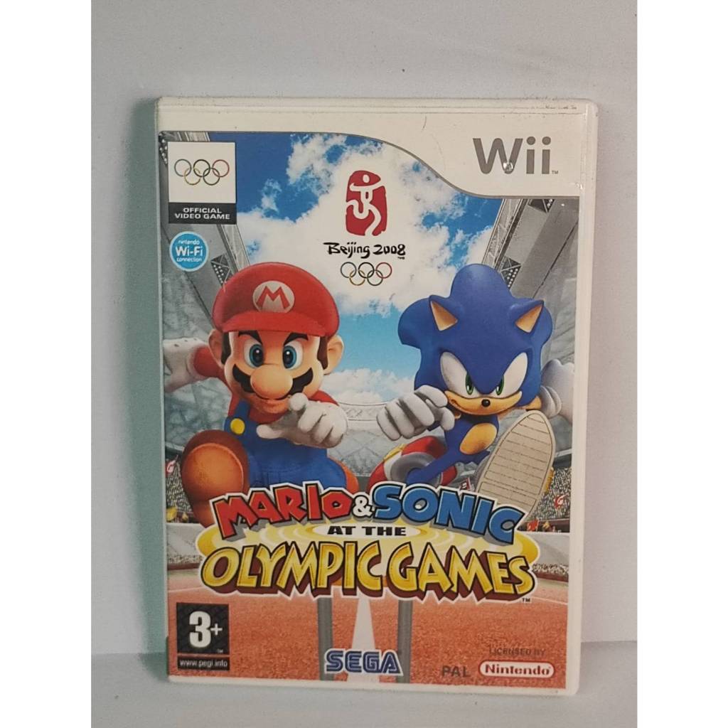 แผ่นเกมส์ Wii Game :  Mario & Sonic at the Olympic Games : Wii PAL