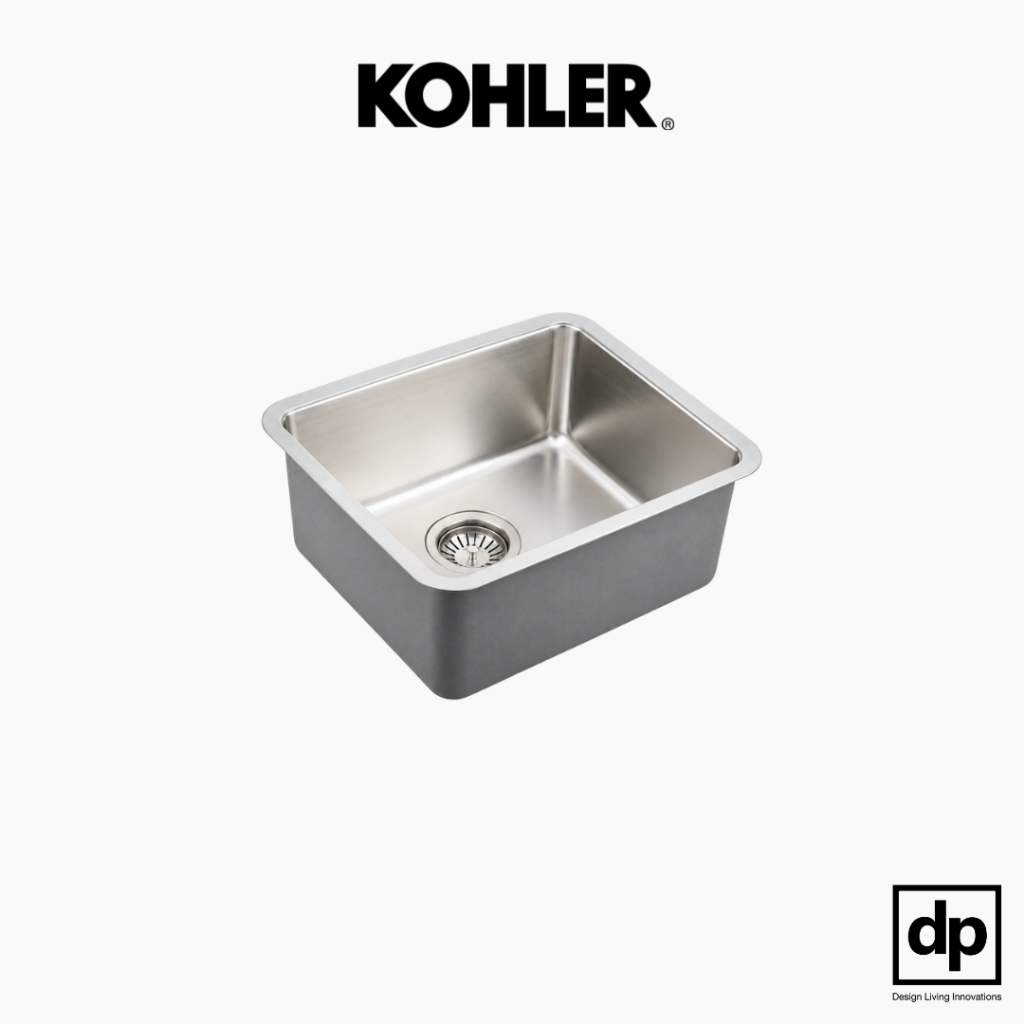 KOHLER Prologue อ่างล้างจาน สแตนเลส 1 หลุม รุ่นโปรล็อก K-3884X-ZZ-NA ของแท้