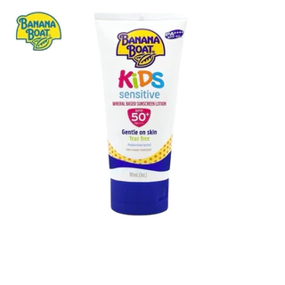 Banana Boat Kid Sensitive Mineral Based SPF50+ PA ++++ ขนาด 90 ml. ( สำหรับเด็กโต )