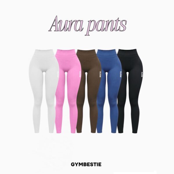 GYMBESTIE - AURA PANTS กางเกงขายาวรัดรูป กระชับก้น