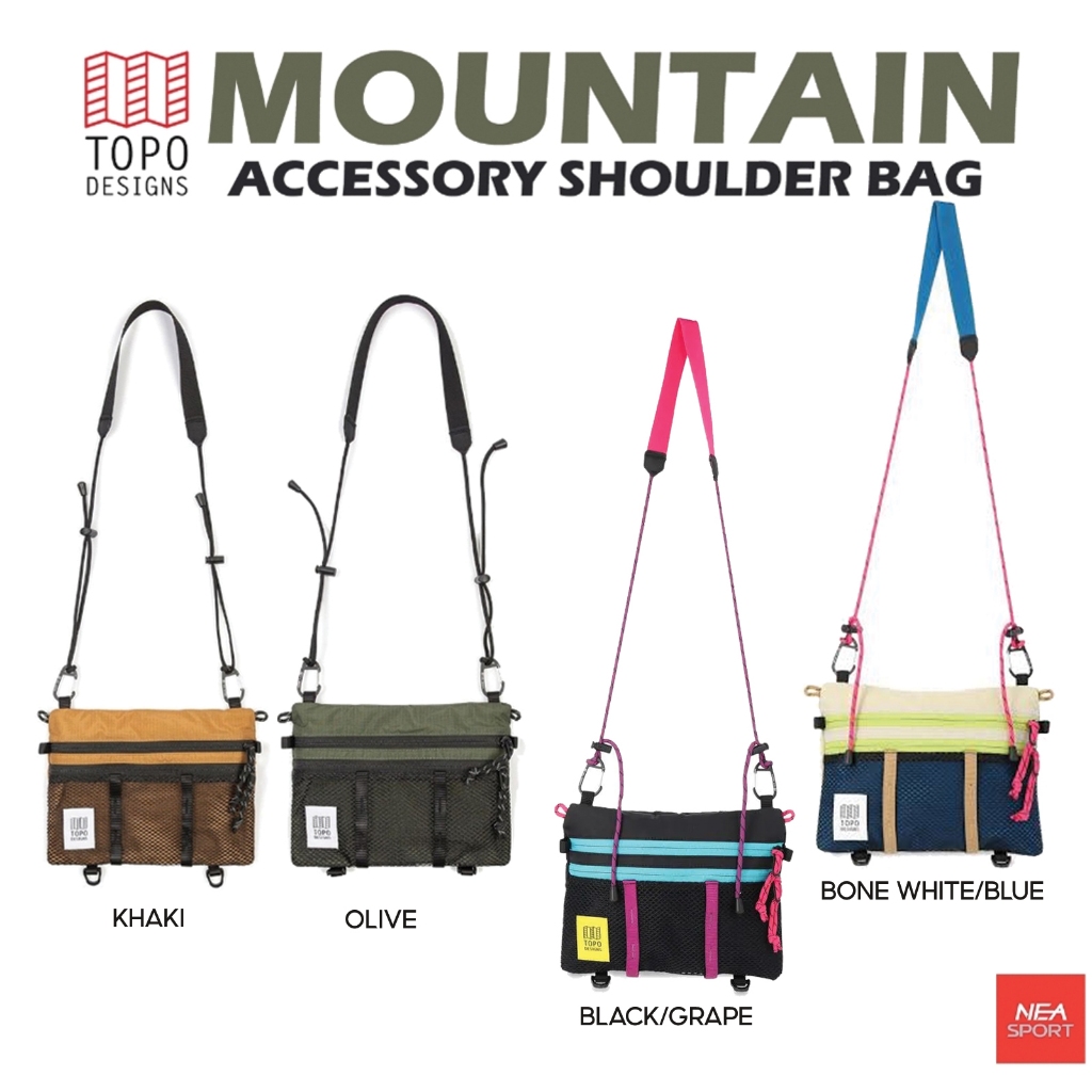 [ลองแล้วจะติดใจ] TOPO DESIGNS Mountain Accessory Shoulder Bag กระเป๋าสะพายข้าง ออกแบบพิเศษ