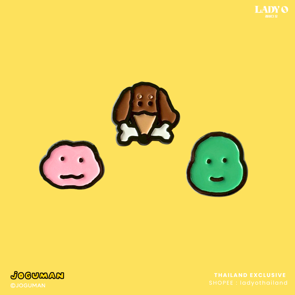 JOGUMAN Pin Set - Brachio/Diplo/Woody (3pc) เข็มกลัด