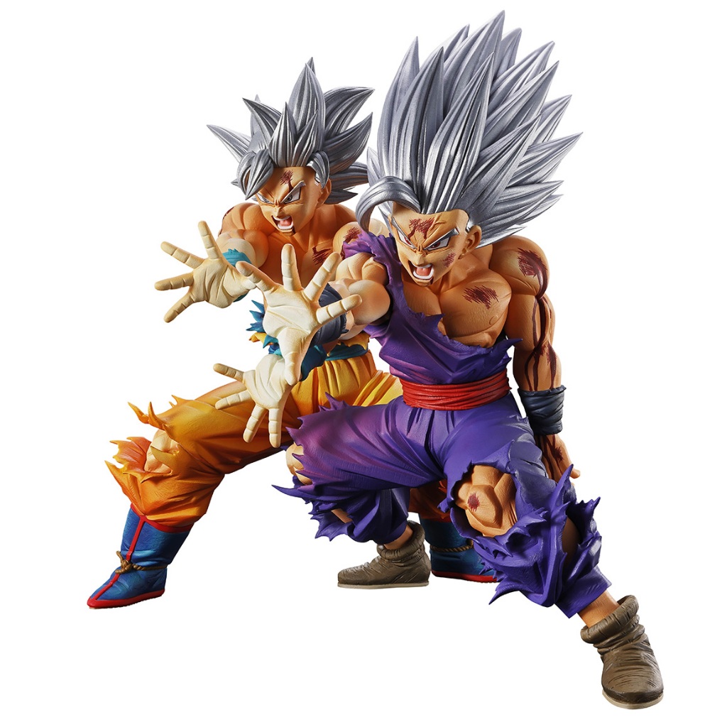 [พรีออเดอร]:Dragon Ball Super MASTERLISE OUTSIDE โกคู UI x โงฮังบีสต์ Father-Son Kamehameha ฟิกเกอร์แท้ Bandai 10th Anni