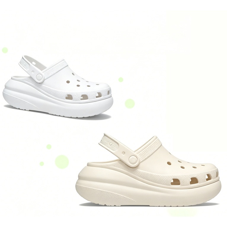 Crush Clog แท้ รองเท้าพื้นหนา แฟชั่นฮิตในไทย สวมใส่ได้ทุกโอกาส พร้อมส่งรวดเร็ว