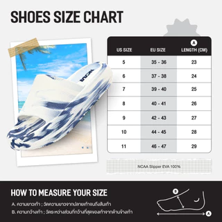 NCAA Camo Slippers รองเท้าแตะกันน้ำ EVA 100% ใส่สบาย น้ำหนักเบา รองเท้าใส่หน้าฝน รองเท้าใส่เที่ยว Unisex 74257626