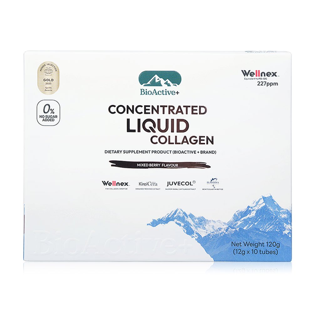 (1กล่อง) BioActive+ Concentrated Liquid Collagen ไบโอแอคทีฟ คอลลาเจน