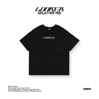 เสื้อยืดฟอกสลัดสี LOOKER® — SPLATTER TEE