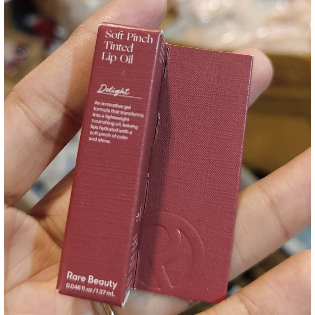 Rare Beauty Soft Pinch Tinted Lip Oil Mini มีหลายสีให้เลือก / Courage เนื้อครีม /Delight /  Hope ลิป