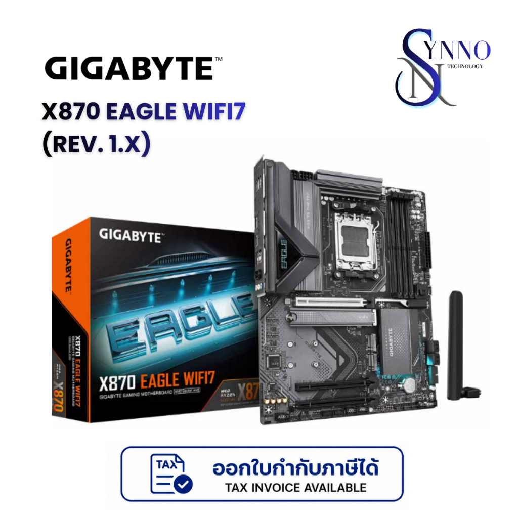 เมนบอร์ด MAINBOARD GIGABYTE X870 EAGLE WIFI7 (Rev. 1.x)