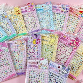 🔥กล่องDisplay 48 ชิ้น FDF888-003 รวมลายการ์ตูน🔥สติ๊กเกอร์ติดเล็บ ตกแต่ง น่ารัก ตกแต่งเล็บ Diy สมุดโน๊ต เคสโทรศัพท์