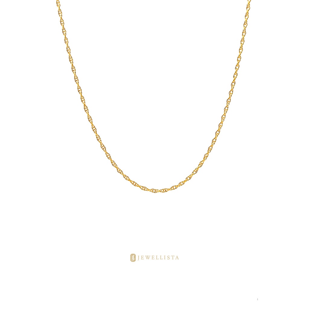 Jewellista สร้อยคอเปล่า เงินแท้ 925 รุ่น Aura Chain