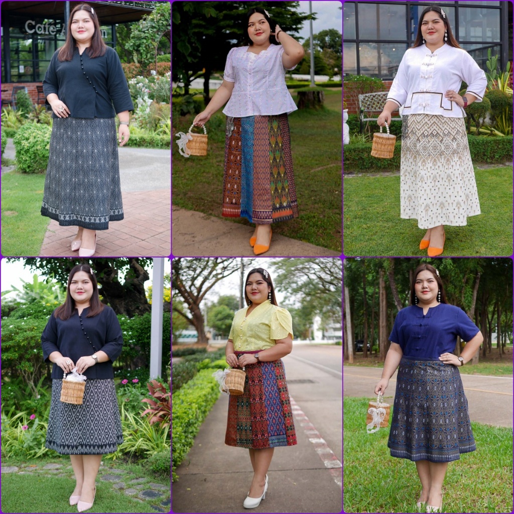 ผ้าถุงมัดเอว เอว 35-56 นิ้ว ผ้าถุงเย็บสำเร็จ ผ้าถุงคนอวบอ้วน มีลายใหม่เข้าเรื่อยๆ