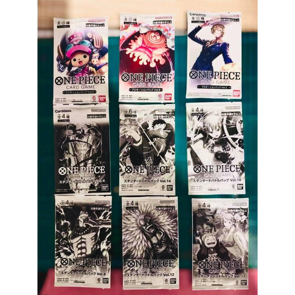 Card game one piece การ์ดเกมส์ วันพีซ ซองโปรโมชั่นสุ่ม ซองโปรโม standand battle 1 ซอง ตามภาพ