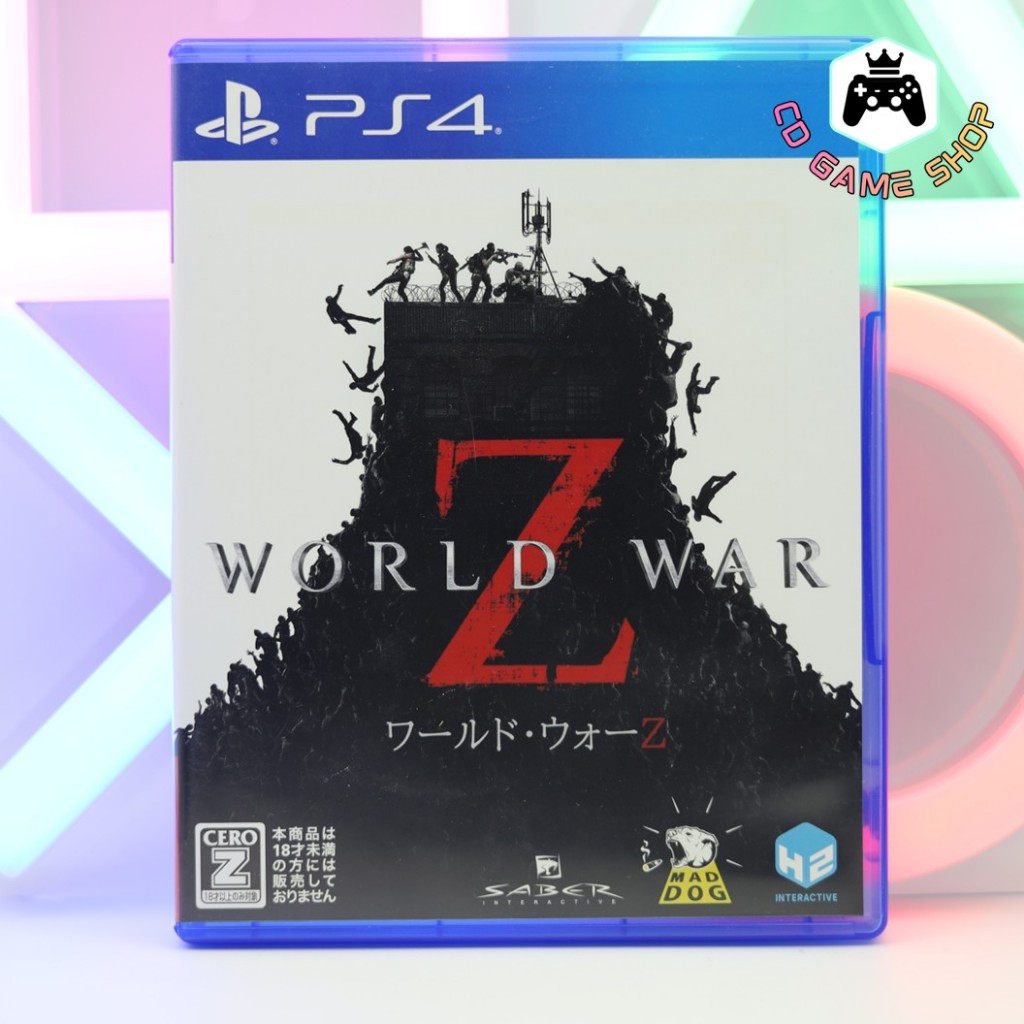 แผ่นเกมส์ PS4 World War Z (มือ 2) พร้อมส่ง