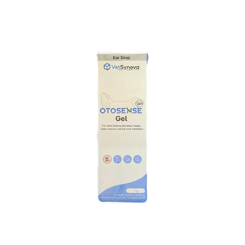 Otosense Gel 7 g น้ำยาทำความสะอาดช่องหูสัตว์เลี้ยง กำจัดกลิ่น ไรในหู ช่วยเพิ่มประสิทธิภาพกำจัดไรในหู