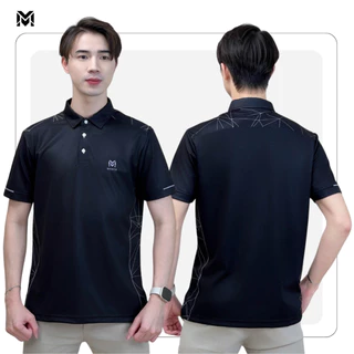 MAWIN เสื้อโปโลพิมพ์ลาย MATRIX SPORT ใส่ได้ทั้งหญิง ชาย