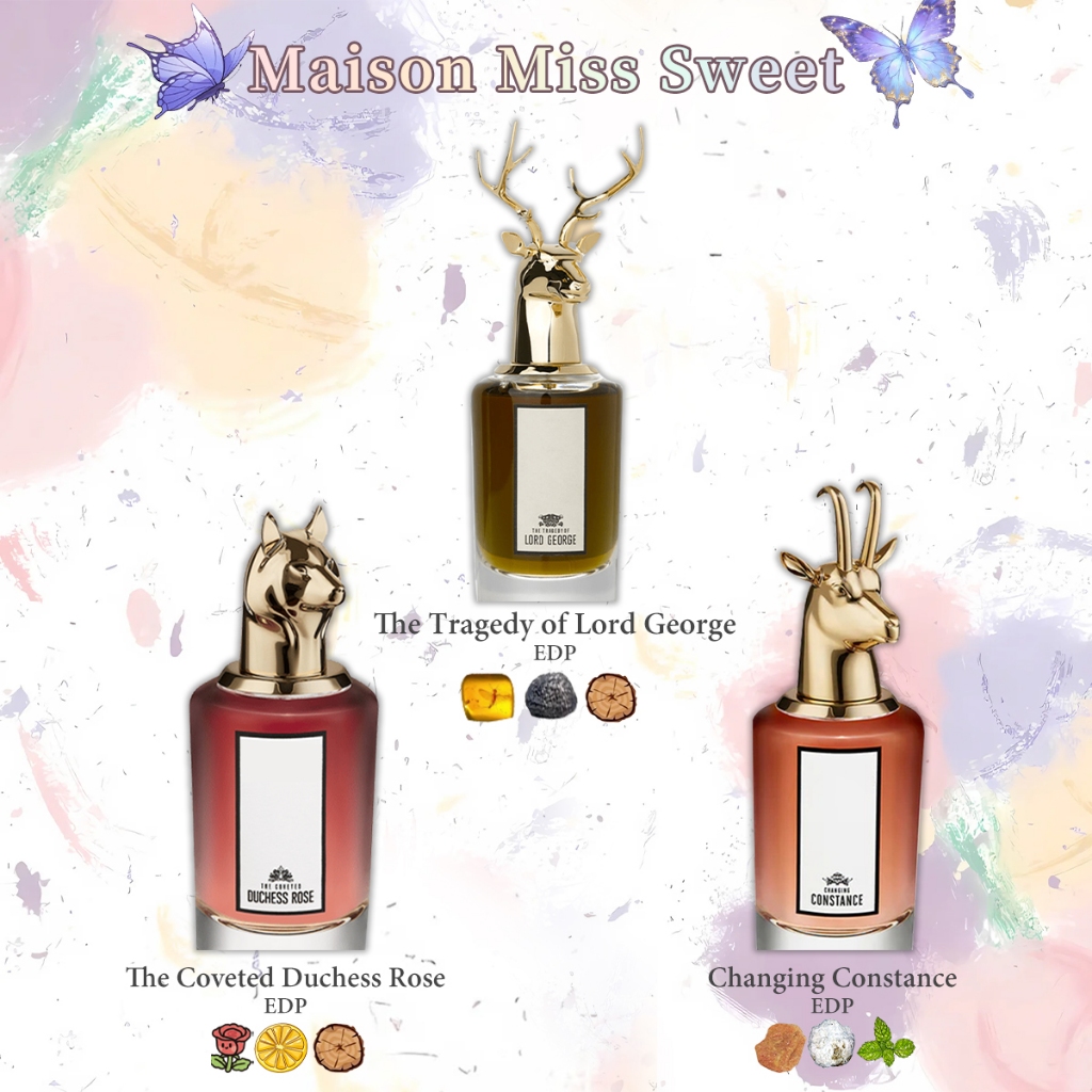 🔥แท้️น้ำหอม อิรอส Lord George / Duchess Rose / Changing Constance EDP 2ml 5ml 10ml น้ำหอมผู้หญิง น้ำหอมผู้ชาย