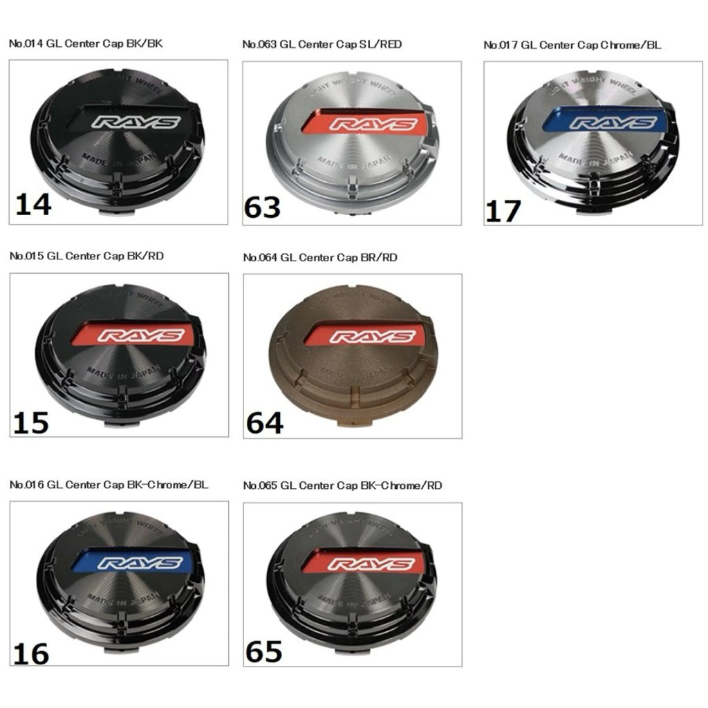 RAYS GL CENTER CAP gramLIGHTS Center Cap ของแท้ Made in Japan