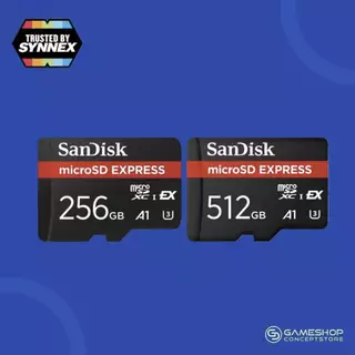 [พร้อมส่ง ประกัน Synnex] Nintendo : Nintendo Switch 2 SanDisk / Black microSD Express Card ของแท้ ประกัน Lifetime