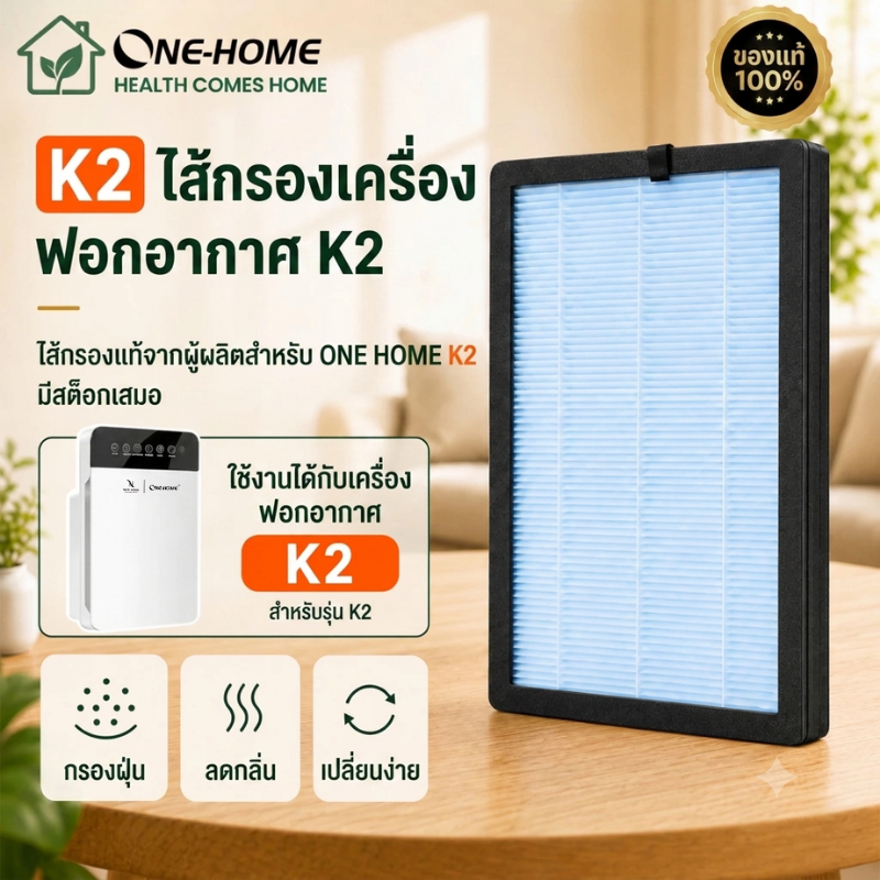 ONEHOME แผ่นกรองเครื่องฟอกอากาศการกรองที่ทรงพลังเพื่อขจัดกลิ่นฟอร์มาลดีไฮด์เพื่อรักษาอากาศบริสุทธิ์