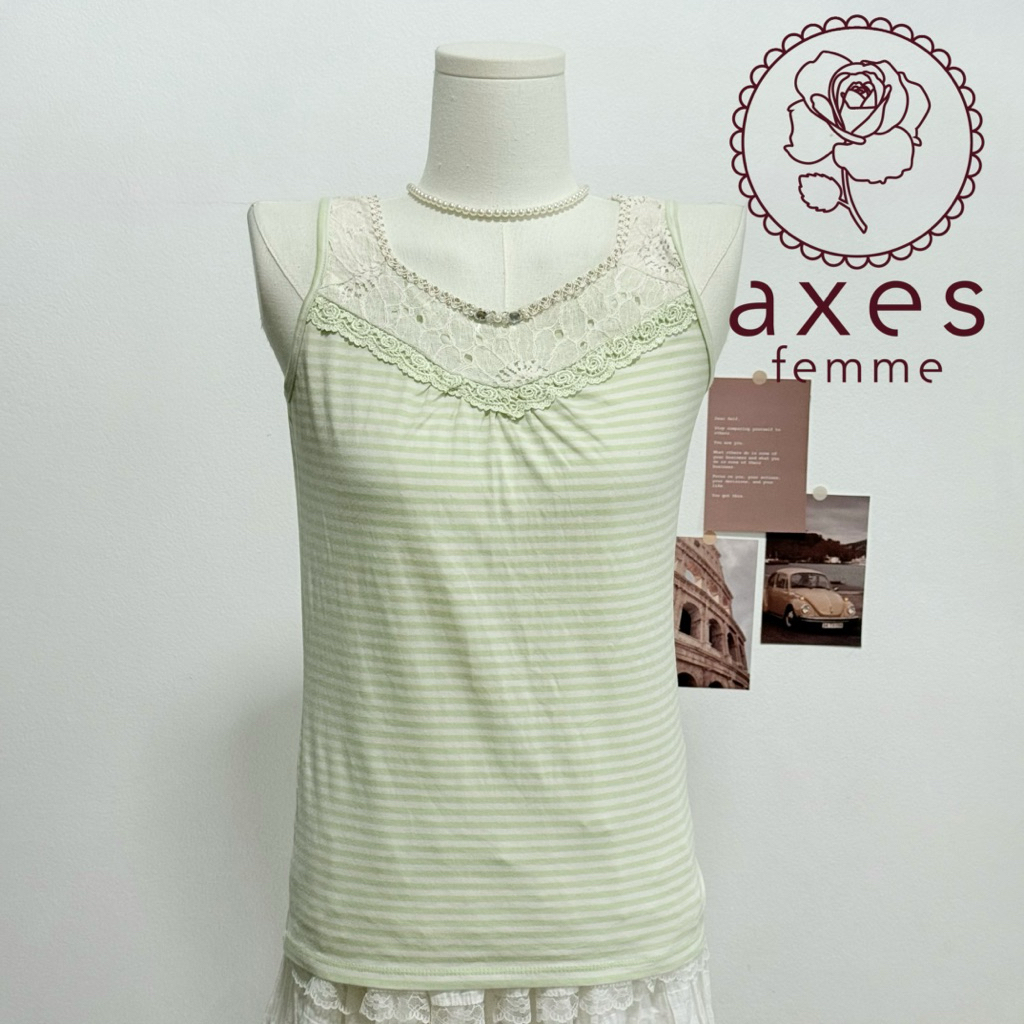 เสื้อกล้าม axes femme เอก32-36 ยาว22