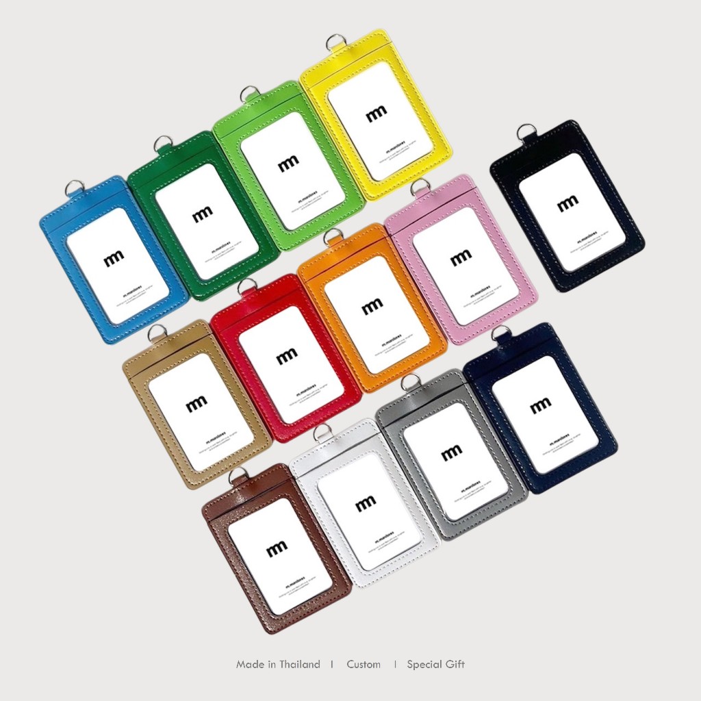 𝗟𝗘𝗔𝗧𝗛𝗘𝗥 𝗖𝗔𝗥𝗗 ONLY 𝟴.𝟱𝘅𝟭𝟭 𝗰𝗺. ที่ใส่บัตรแบบหนังใส่บัตร ซองบัตรอย่างเดียว ใส่บัตรได้ 2 ใบหน้าหลัง