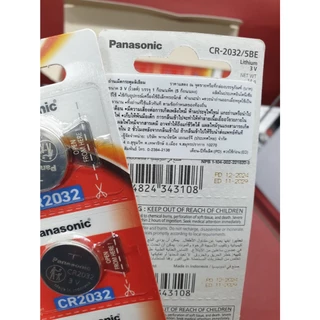 ถ่านกระดุม ถ่านเม็ดกระดุม แบตกระดุม แท้ล้าน% Panasonic,muRata,Renata cr2032 (คำเตือน! กรุณาดูคลิปYoutube ก่อนสั่งซื้อ)