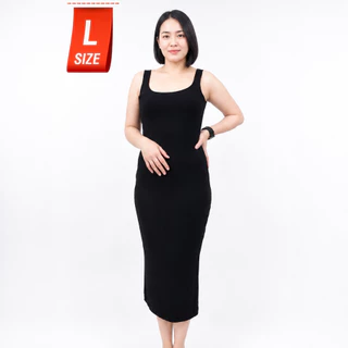 CHOTY กล้ามเดรส (ยาว) L แม็กซี่เดรส Maxi Dress ผ้าเรย่อน ใส่ทำงาน เที่ยวคาเฟ่ พรางหุ่น ใส่สบาย สินค้าผลิตไทย BALL.B