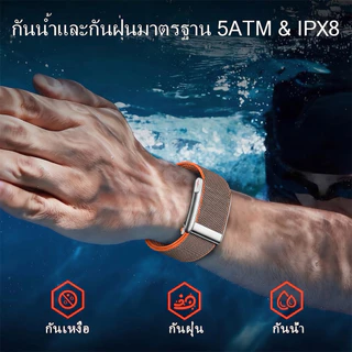 majdomo Smartband Smart watch LOOP Curry สี limited ตรวจคลื่นไฟฟ้าหัวใจ (ECG)