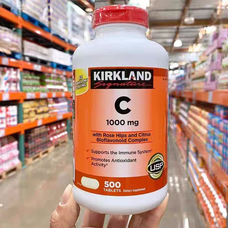 Kirkland VitaminC 1000 mg 500 Tablets วิตามินซี เคิร์กแลนด์ 500 เม็ด