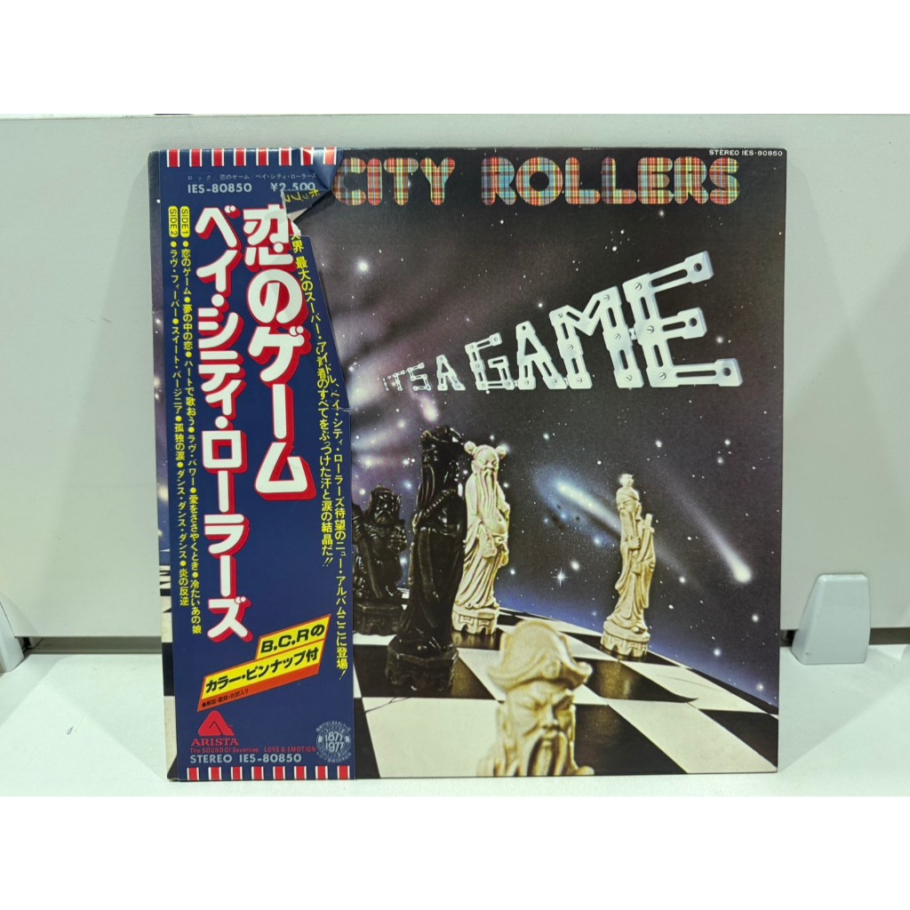 1LP Vinyl Records แผ่นเสียงไวนิล BAY CITY ROLLERS IT'S A GAME ARISTA IES80850 JAPAN OBI VINYL   (H4D