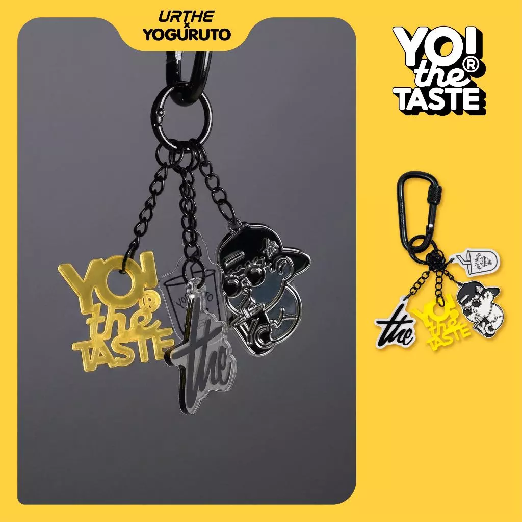 URTHE x YOGURUTO - พวงกุญแจ อะคริลิค รุ่น YO! R THE TASTE KEYCHAIN