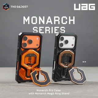 Uagขาตั้งแหวนแม่เหล็กสําหรับ iP17/16/15/14/13PMแหวนโลหะแบบถอดได้Grip& 360หมุนขาตั้งแบบปรับได้สําหรับ Samsung Galaxy