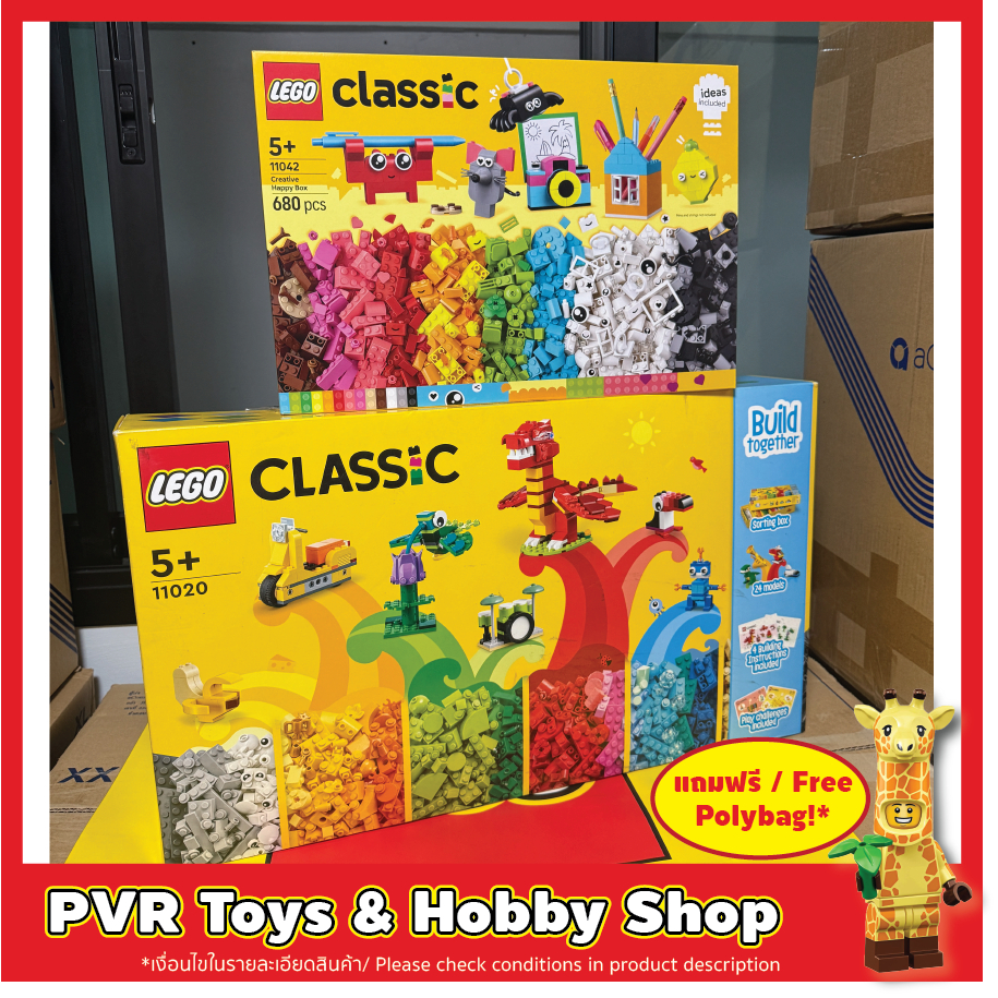 LEGO® 11020 11042 Classic Build Together Creative Happy Box เลโก้ คลาสสิค ตัวต่อ ของแท้ พร้อมส่ง