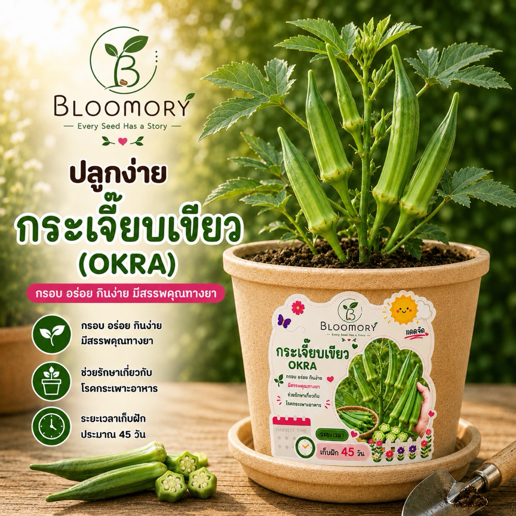 เมล็ดพันธุ์ปลูกง่ายในกระปุก กลุ่มไม้เลื้อยทานฝัก