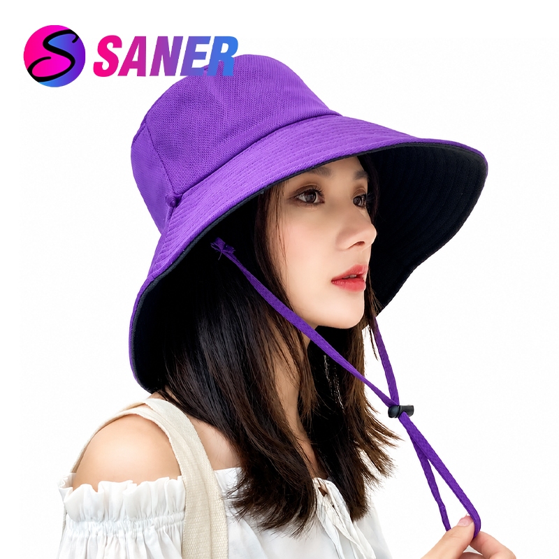 NEW! หมวกปีกรอบ หมวก ผ้าแคนวาสหนาพิเศษ ป้องกันรังสียูวี ป้องกันแสงแดด ผ้าฝ้าย สามารถพับได้