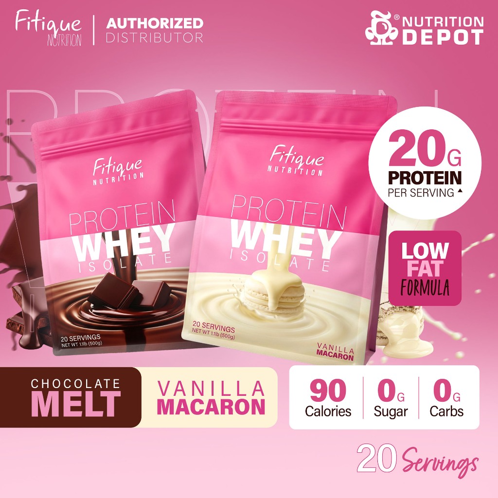 Fitique Whey Isolate - 1.1 lb (Whey Protein Isolate)