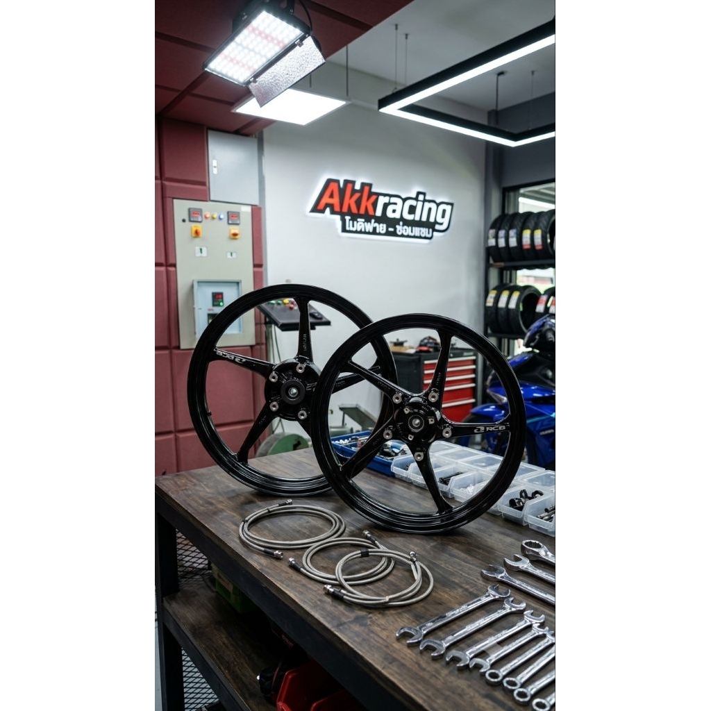 ล้อแม็ก Exciter 155 abs  แท้ Rcb SP500 หน้าหลัง