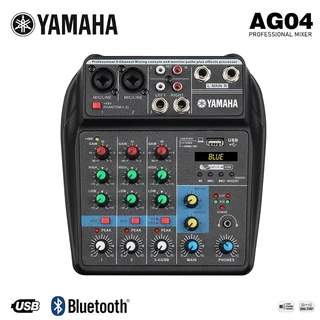 มิกเซอร์ขนาดเล็ก 4 ช่องอเนกประสงค์ YAMAHA AG04 มีเอฟเฟกต์รีเวิร์บและอีควอไลเซอร์ในตัว