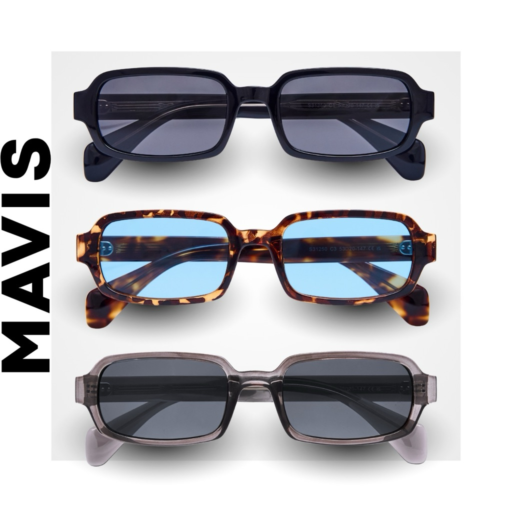 Mavis - Ramil 90’s Eyewear แว่นตากันแดดแบรนด์ไทย เฟรม TR90+Acetate ป้องกันรังสี UV400