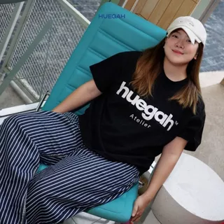 [เก็บโค้ด ลด 25%]📍พร้อมส่ง 👈HUEGAH LOONA BAGGY DENIM (L-12XL) กางเกงยีนส์ขากระบอกใหญ่ ลายทาง