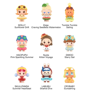 🛵พร้อมส่งด่วนจากไทย pop bean island vacation series mini figures