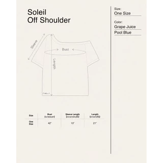 Soleil Off Shoulder เสื้อนิตทอลายทางทรงเปิดไหล่