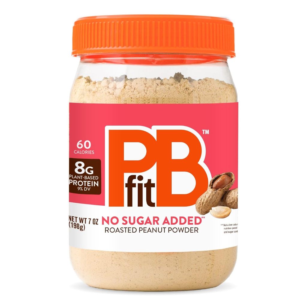 PBfit  No Sugar Added Peanut Butter Powder ผงถั่วสำหรับผสมน้ำทาขนมปัง