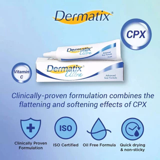 [แท้100% ส่งจากไทย] Dermatix Ultra Gel เดอร์มาติกซ์ อัลตร้า เจลลดรอยแผลเป็น ขนาด 15 กรัม ลดรอยสิว รอยผ่าตัด ผิวเนียนเรีย