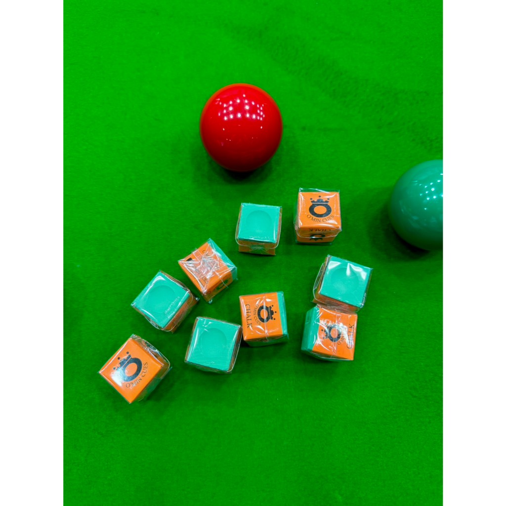 O'MIN CUES Chalk - ชอล์คโอโอมีนคิวส์ สีเขียวใบตองอ่อน