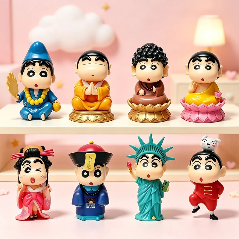 โมเดลฟิกเกอร์ เครยอนชินจัง ตุ๊กตาชินจัง พระชินจัง ของวางโต๊ะชินจัง เหมาะกับของขวัญ สําหรับตกแต่งบ้าน รถยนต์